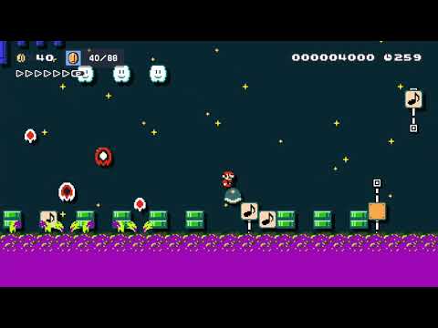 Automatic level  ♪ don't move ♪ by たぼっち 🍄 Super Mario Maker 2 #akj