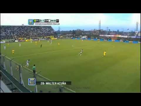 Gol de Acuña  Defensa 0   Central 1  Fecha 5  Torneo Primera División 2014
