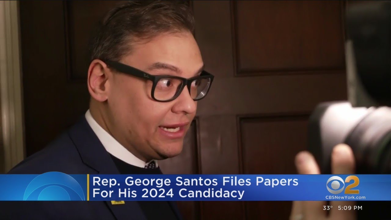 Rep. George Santos files paperwork to run for reelection