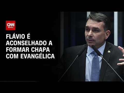 Eleições 2026: Flávio Bolsonaro é aconselhado a formar chapa com evangélica | BASTIDORES CNN