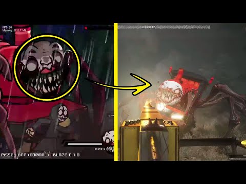References In FNF VS Choo-Choo Charles Mod | Hell Charles (FNF/Horror Mod)