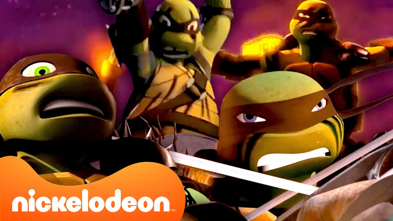 90 دقيقة من سلاحف النينجا الأسطورية 💥 | TMNT (2012) | سلاحف النينجا المتحولة | Nickelodeo