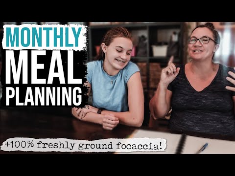 Monthly Meal Planning + Cooking From Scratch (part 1)