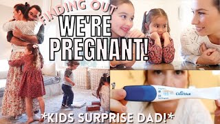 Baby #4! Kids Surprise Dad With Pregnancy Announcement!! | Hayley Paige