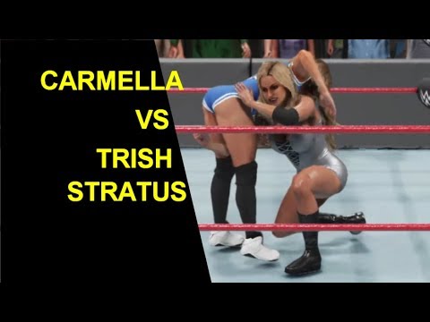 WWE 2K19 Carmella vs Trish Stratus - Extreme Rules