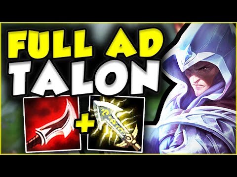 FULL AD TALON IS LETHAL! NOBODY IS SAFE FROM ME! FULL AD LETHALITY TOP GAMEPLAY! - League of Legends