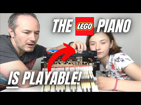 Turns out the LEGO® Ideas Grand Piano IS playable! - with a mod (#187)