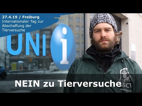 /// 27.4.19 - Freiburg: Internationaler Tag zur Abschaffung der Tierversuche ///
