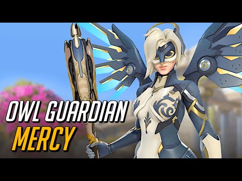 NEW Owl Guardian Mercy is SO PRETTY! 💙🦉 Grandmaster Mercy - Overwatch 2