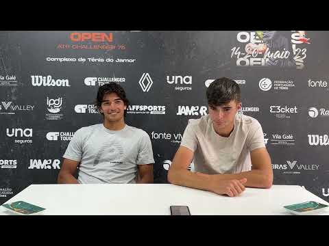 Conferência de Imprensa de Henrique Rocha e Jaime Faria — Finalistas ATP Challenger Oeiras Open 4