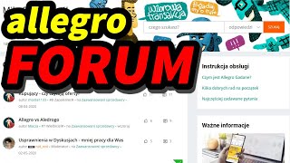 Allegro Gadane: Otrzymuj pomoc /  pomagaj na FORUM OD ALLEGRO.