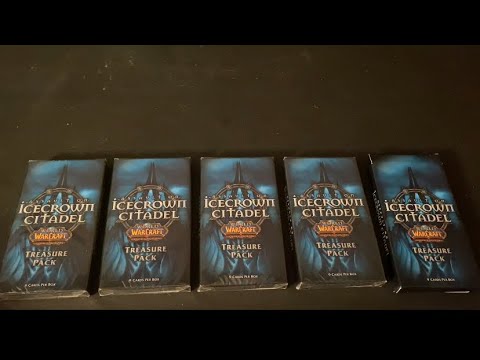 Opening Assault on Icecrown Citadel Treasure Packs! WoW TCG