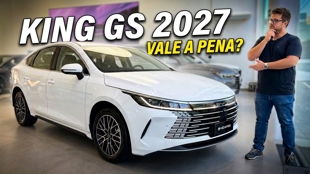 NOVO BYD KING GS 2027: O HÍBRIDO QUE É O TERROR DO COROLLA