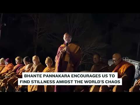 Day 69: Bhante Pannakara reveals the path to true freedom through non-reaction #WalkforPeace