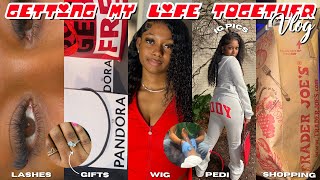 GETTING MY LIFE TOGETHER VLOG: maintenance appts + vday gifts + trader joes + target run + cleaning