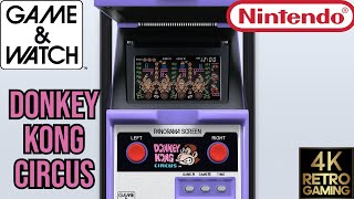 Donkey Kong Circus Panorama Game & Watch 4k Gameplay