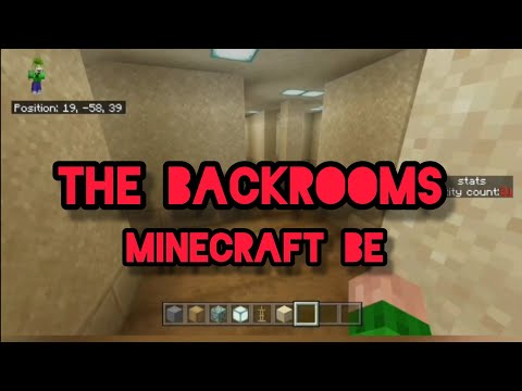 Insane Backrooms in Minecraft Bedrock