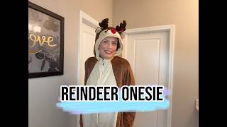 OLAOLA Onesie Review Reindeer Version