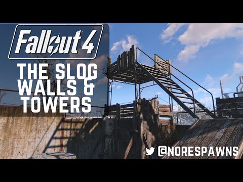 Fallout 4 - Building the Slog's Walls & Towers