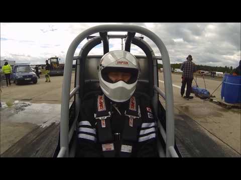 Mitt åk i systrarna Granholm's DubbelDragster (Kjula 31/5 - 15)