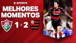 FLUMINENSE 1 X 2 FLAMENGO - MELHORES MOMENTOS BRASILEIRÃO SÉRIE A