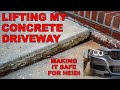 Lifting My Sinking Concrete Driveway | Polyjacking