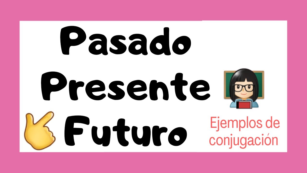 🔴 Verbos en PRESENTE - PASADO - FUTURO 👩🏻‍🏫 | Pronombres personales y conjugaciones