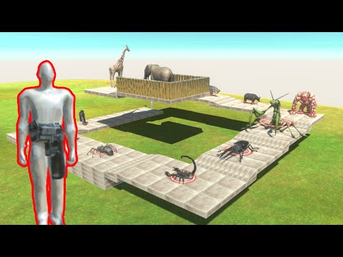 FPS miniDEATHRUN WITH PISTOL - Animal Revolt Battle Simulator