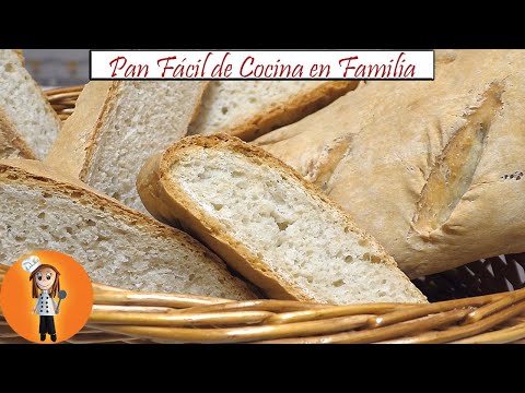 Receta de Pan Fácil de Cocina en Familia