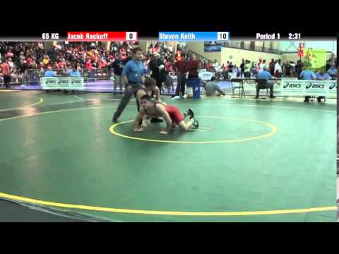 Men`s Freestyle 65 KG Jacob Rockoff vs. Steven Keith