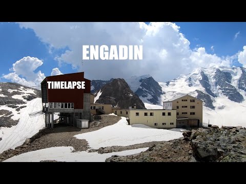 Engadin St. Moritz TIMELAPSE Piz Bernina Piz Palù ZEITRAFFER