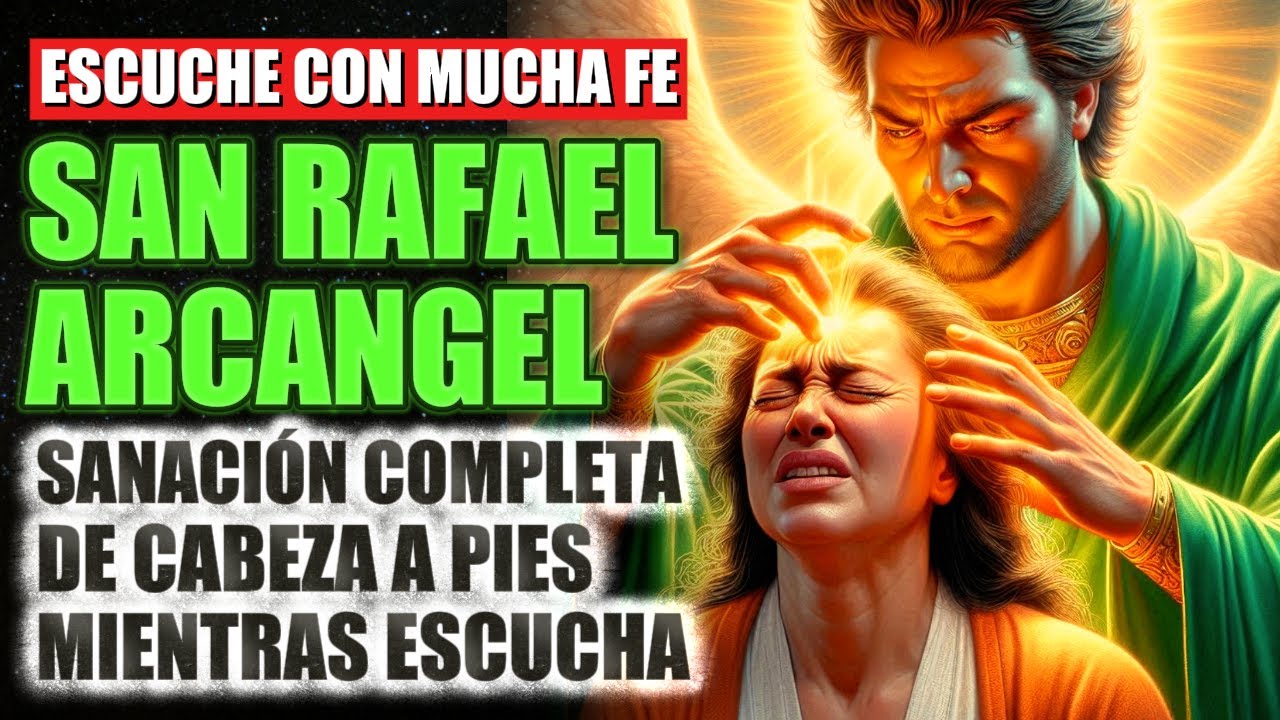 ORACIÓN COMPLETA DE SANACIÓN | SAN RAFAEL ARCÁNGEL TE CURA DESDE LA CABEZA HASTA LOS PIES