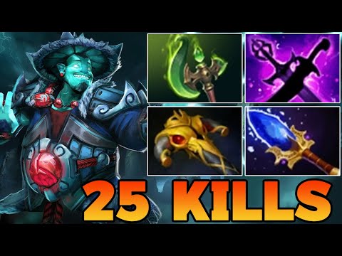 25 Kills Storm Spirit Dota 2 Pro Mid Lane Gameplay Guide Item Build Highlights 7.39 7.40