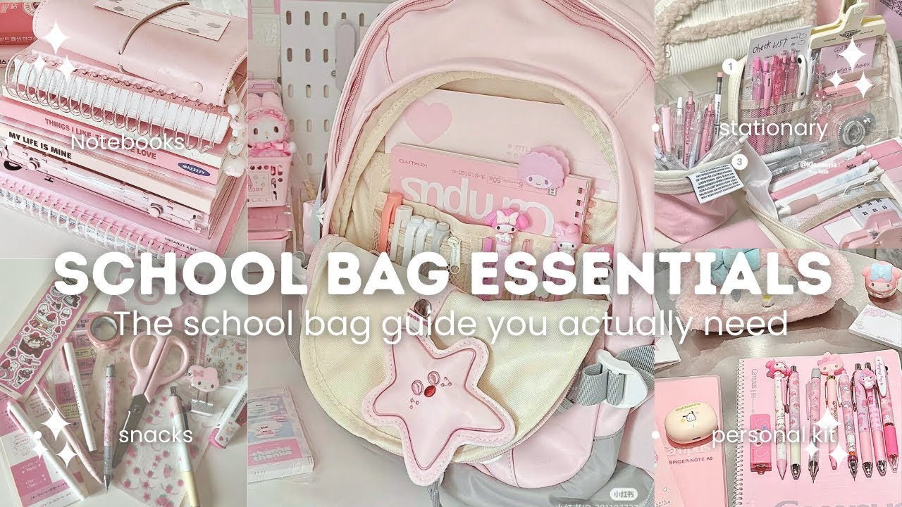 Things to keep in your School Bag | Back to School 2025 🩷
