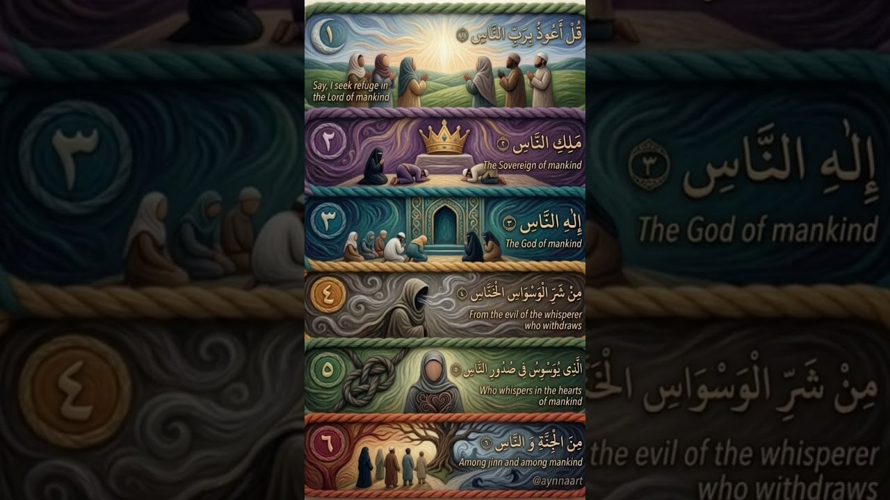 SURAH AN-NAS beautiful recitation Egzon Ibrahimi #egzonibrahimi #surahannas