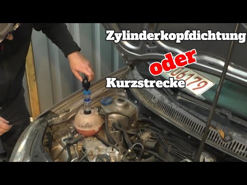 Exhaust gases in the cooling system - check cylinder head gasket