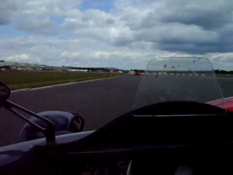 ARIEL ATOM V8 on the TOPGEAR track (fastest car around corners in the world)