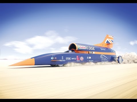 AMAZING World’s Fastest Car – 1,000mph Bloodhound SSC – First Public Runs - CarBest