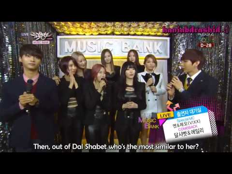 [ENG]140110 Music Bank - Dal Shabet, Ailee & Special MC N & Leo Cut