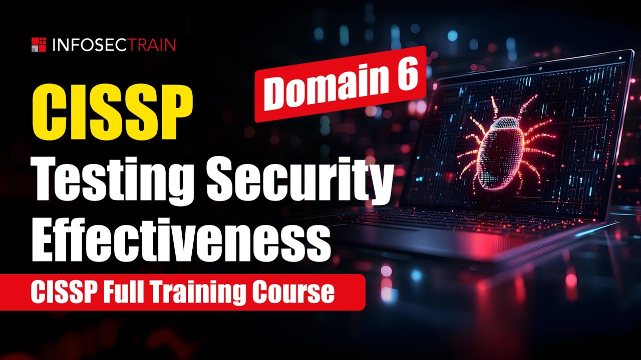 CISSP DOMAIN 6 | SECURITY ASSESSMENTB & TESTING | CISSP TRAINING INFOSECTRAIN