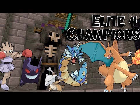 FINALLY BEATING ELITE 4!! - Pixelmon pokeplay.io - Kanto Ep1