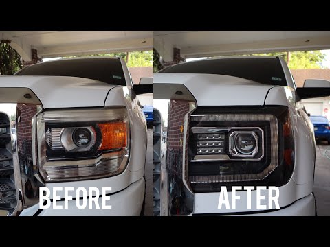 GMC AlphaRex 2015-2018 Headlight Install!