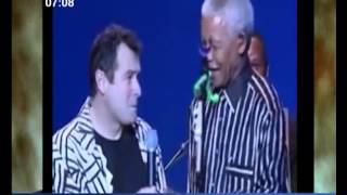 Mandela dancing to "Asimbonanga" by  Johnny Clegg & Savuka