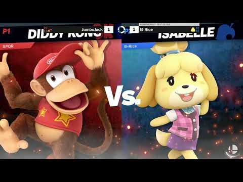 SOS 141 SSBU Losers Finals JumboJack (Falco/Diddy) vs. B-Rice (Isabelle)