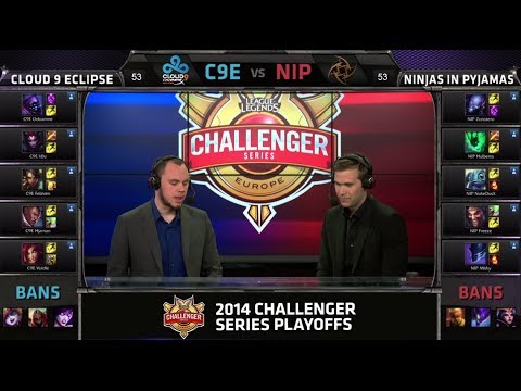Cloud 9 Eclipse vs Ninjas in Pyjamas | Game 4 Finals of EU Challenger Series | C9E vs NIP G4