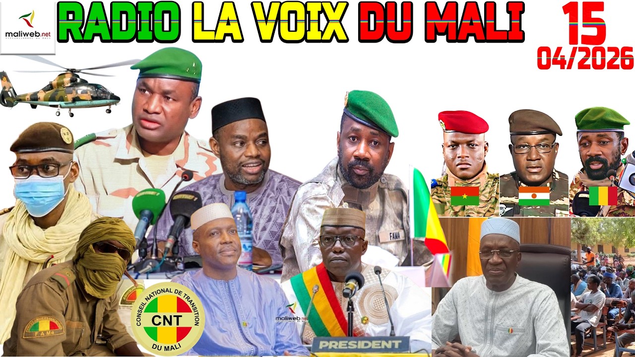 La Revue de Presse de la RADIO LA VOIX DU MALI du 15 Avril 2026