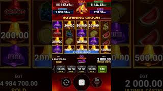 ๐ Multiplicator x3 โ 40 Shining Crown BIG WIN! ๐ฐ EGT Slot