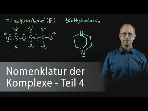 Nomenklatur der Komplexe (Teil 4) - Anorganische Chemie