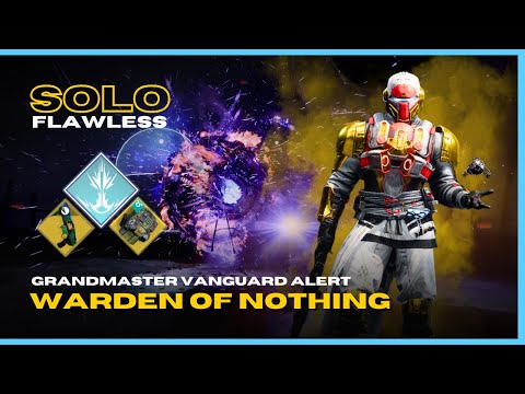 Armamentarium Grenadier Arc Titan - Solo Flawless GM Vanguard Alert "Warden of Nothing" - Destiny 2