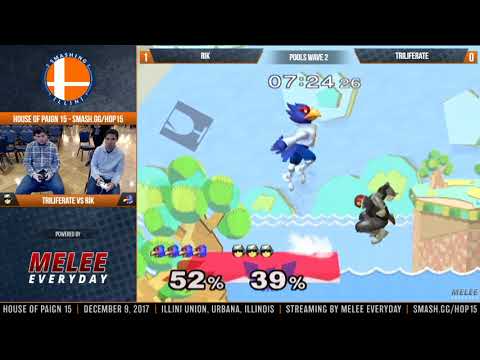 House of Paign 15 - RiK (Falco) vs. Triliferate (Captain Falcon) - SSBM - Pools, Wave 2